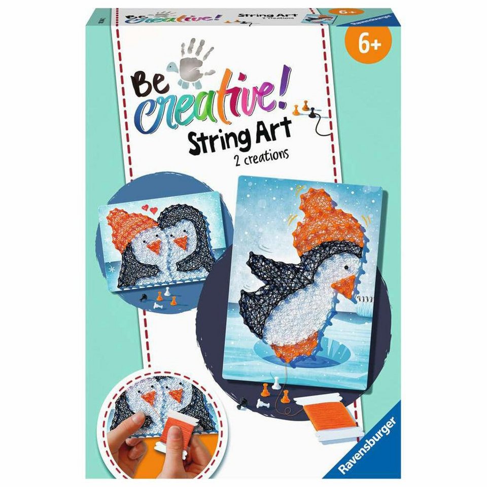 Ravensburger - Be Creative String Art Penguin