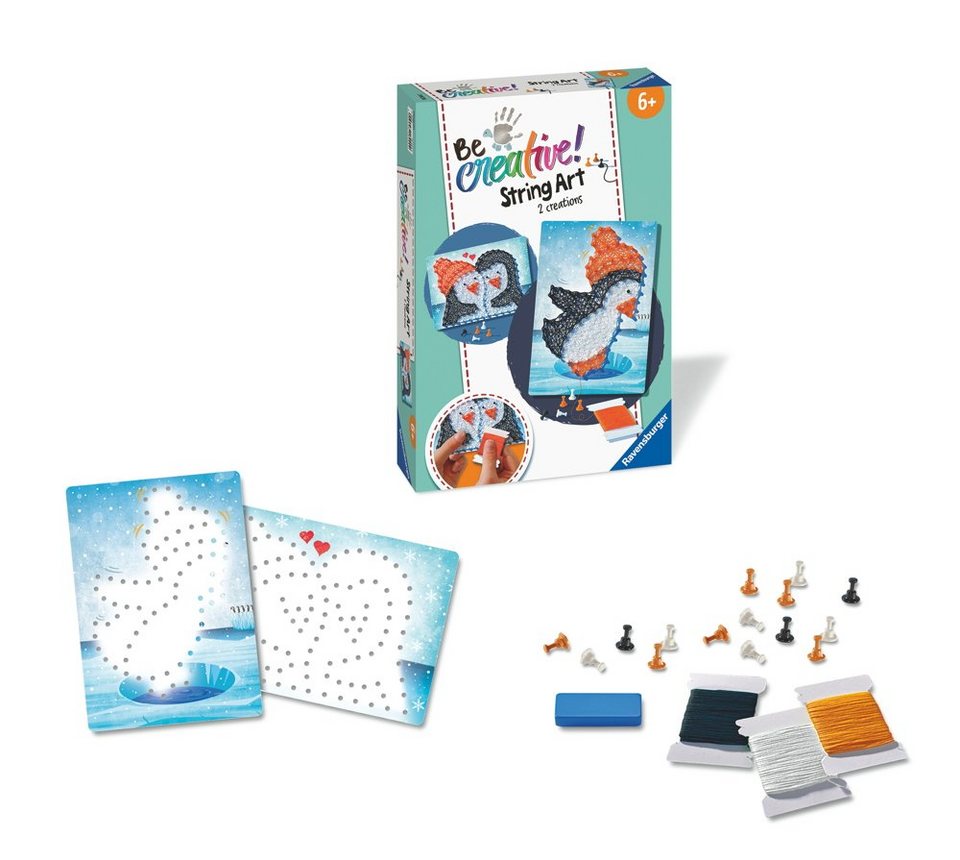 Ravensburger - Be Creative String Art Penguin