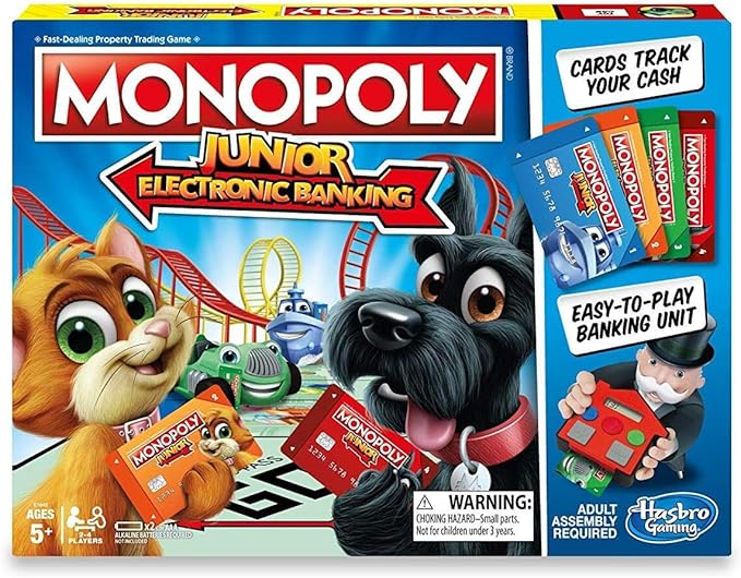 Hasbro - Monopoly Junior Electronic Bank