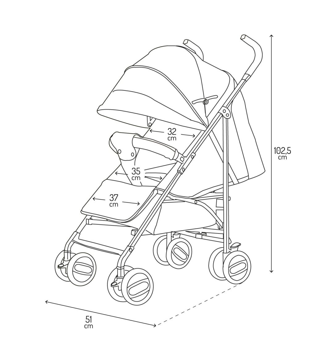 Momi Akira Stroller