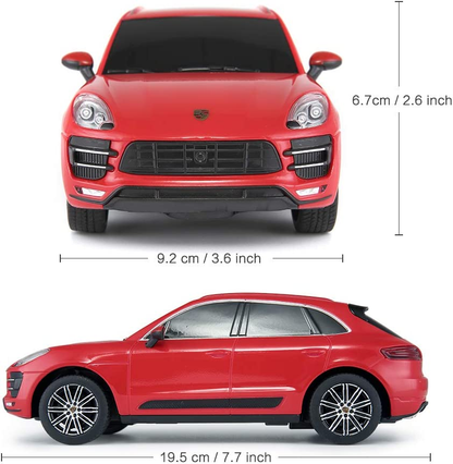 Rastar - R/C 1:24 Porsche Macan Turbo Red