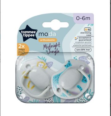 Tomme Tippee, Moda Toother, 6-18month