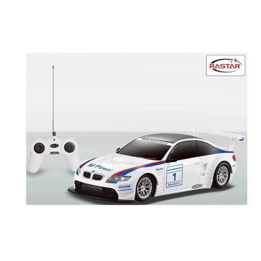 Rastar - R/C 1:24 BMW M3 white