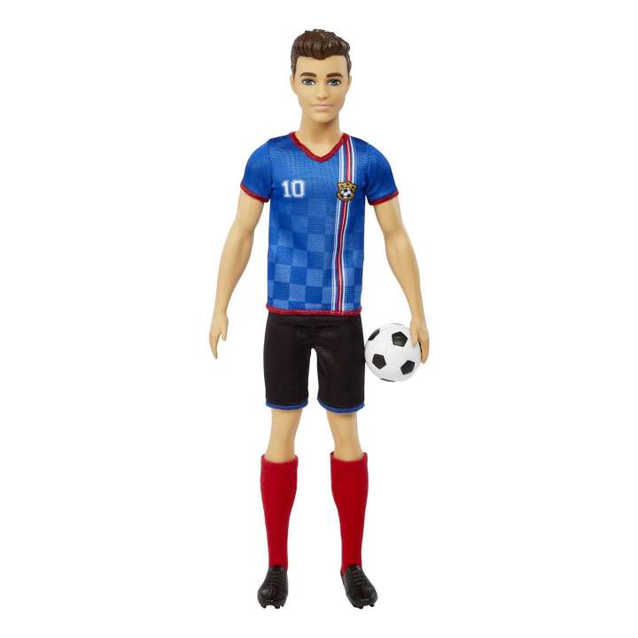 Barbie - Ken Soccer Doll, Cropped Hair