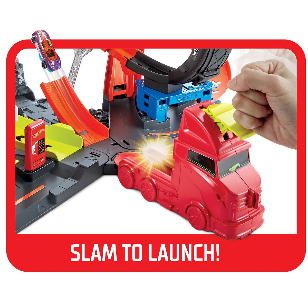 Hot Wheels Toxic Gorilla Slam Playset