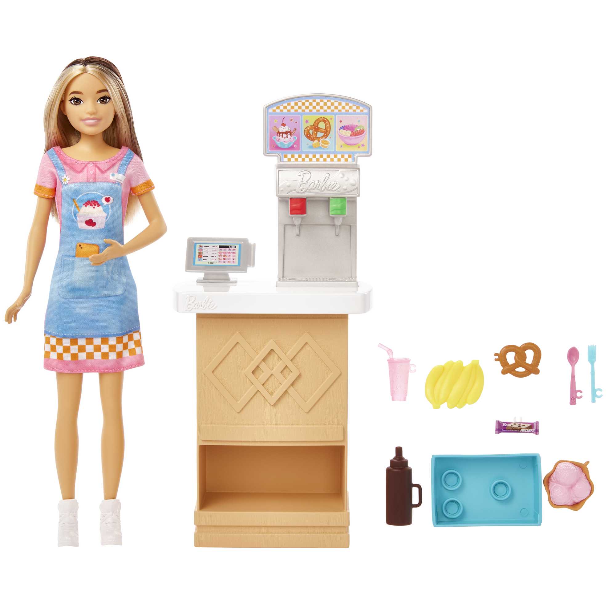 Barbie Skipper Doll And Snack Bar Playset