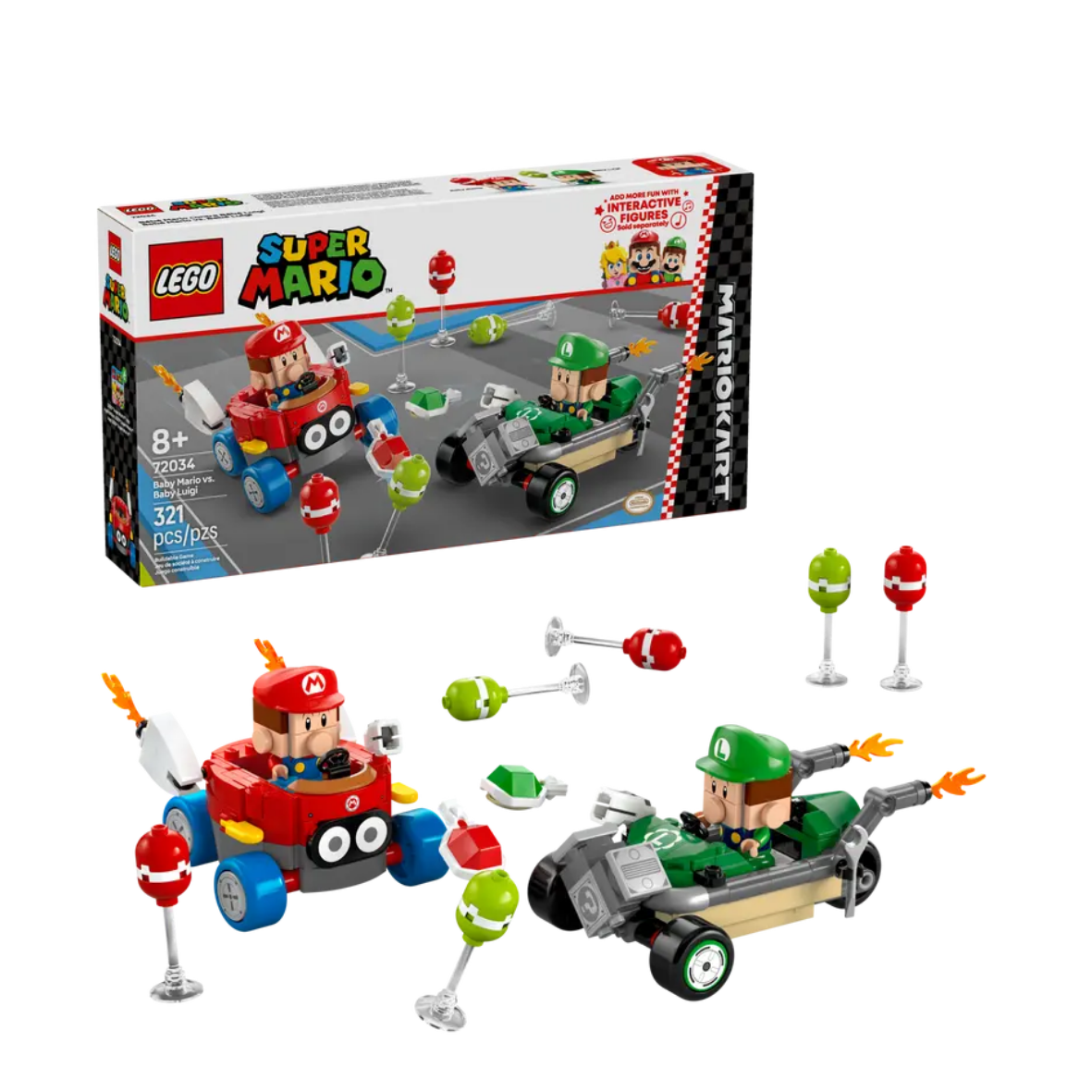 Lego Mario Kart™ – Baby Mario vs. Baby Luigi