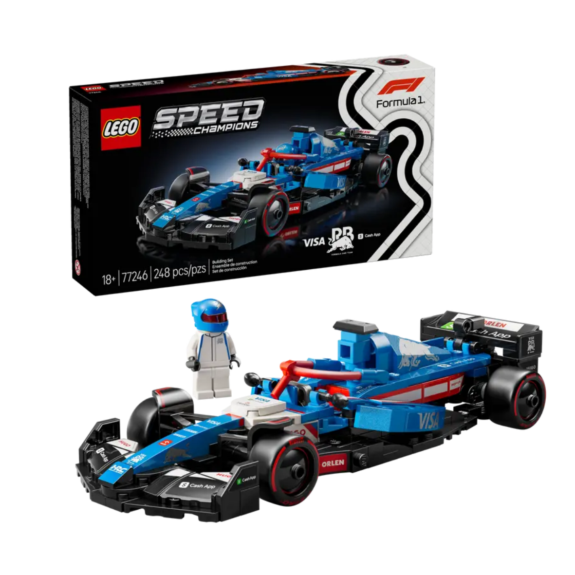 Lego Visa Cash App RB VCARB 01 F1® Race Car