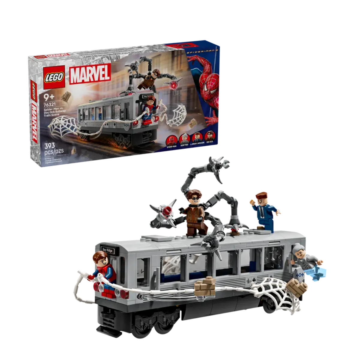 Lego Spider-Man vs. Doc Ock Subway Train Scene