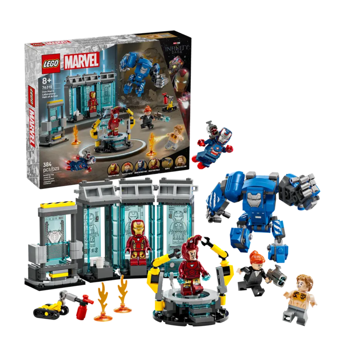 Lego Iron Man's Laboratory: Hall of Armor