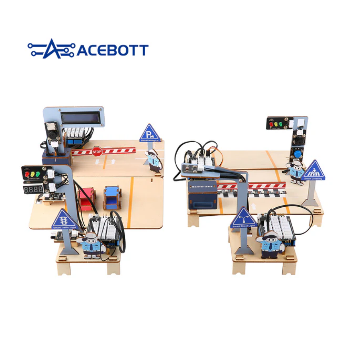 Acebott Easy-Plug STEM School Intelligent Transportation Kit