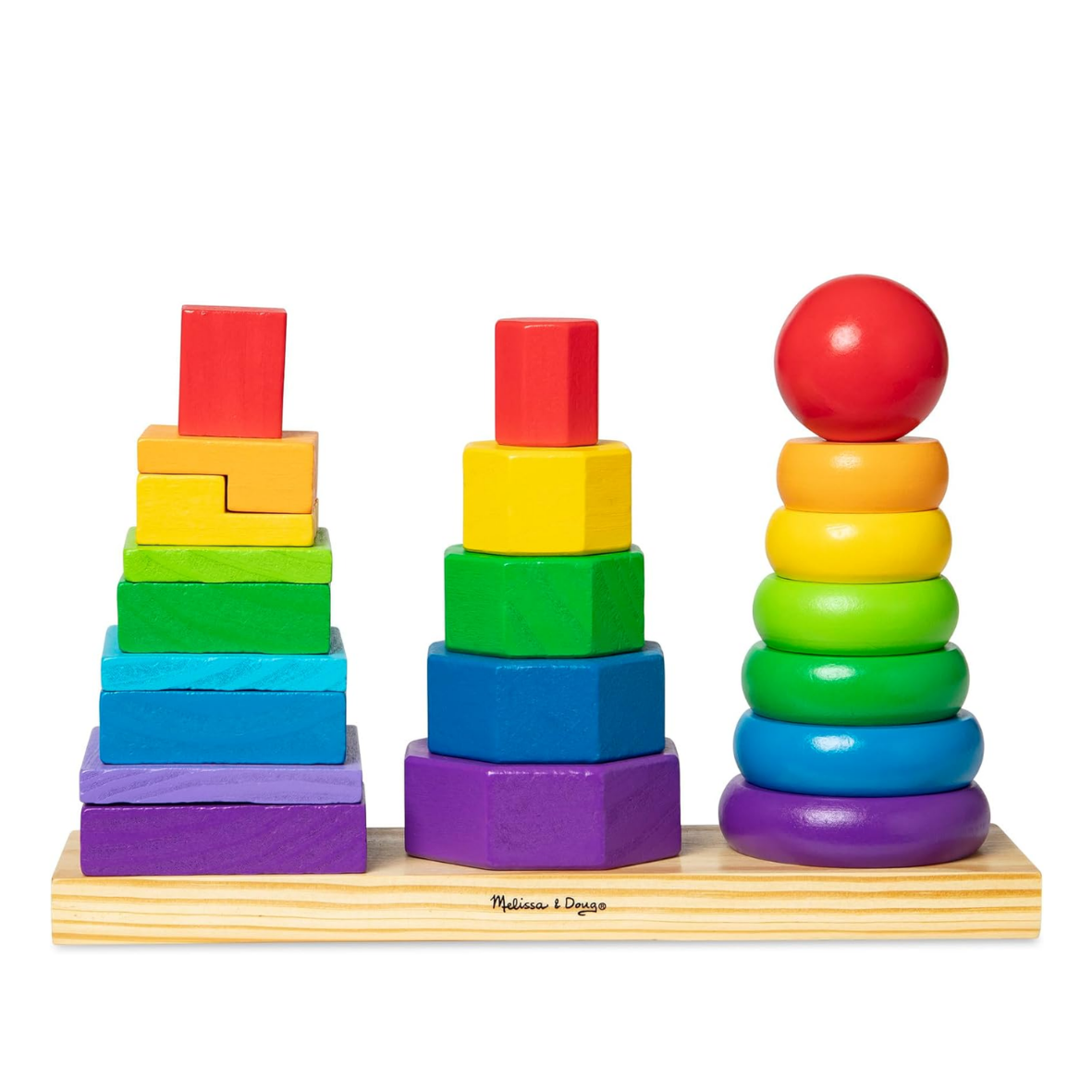 Melissa & Doug Geometric Stacker