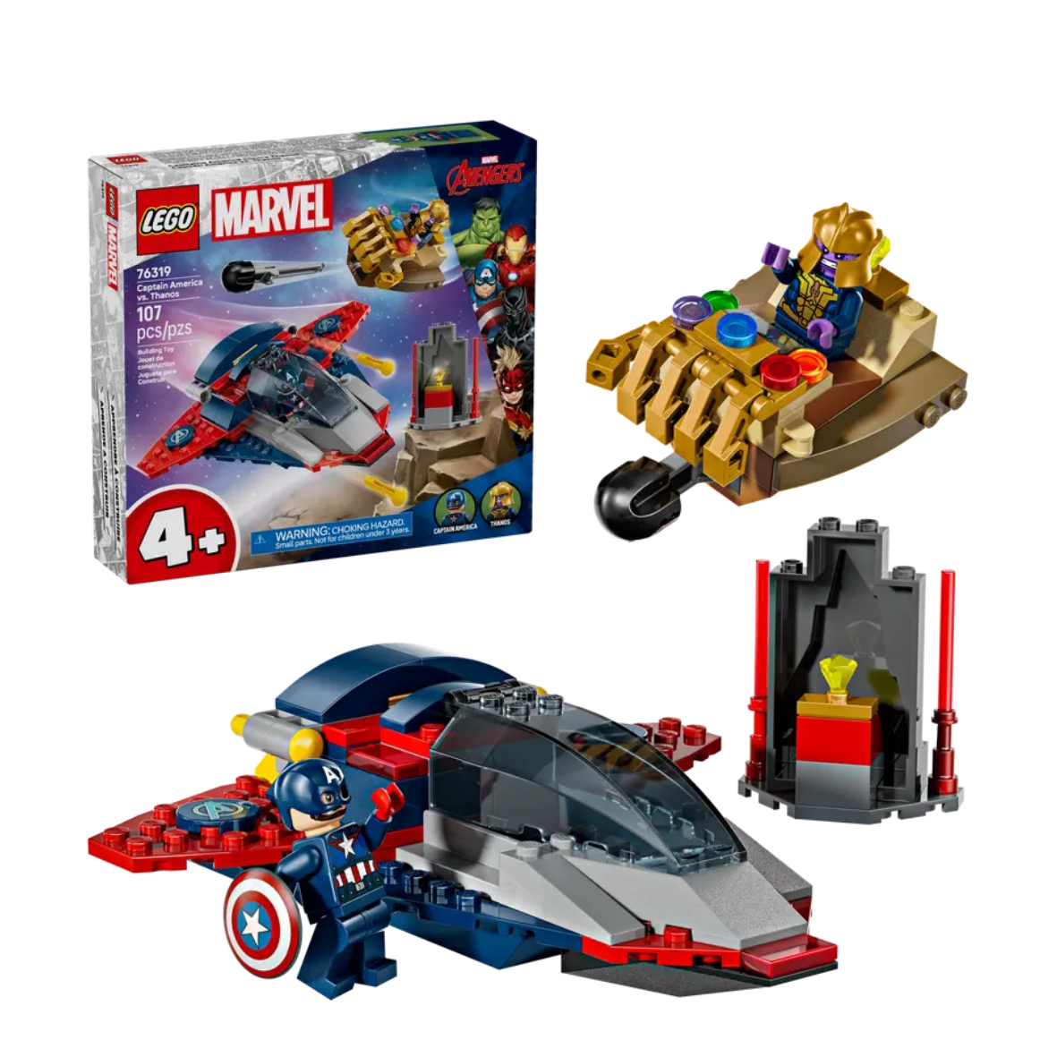 Lego Captain America vs. Thanos