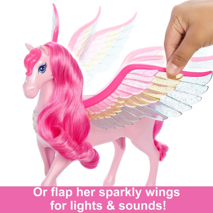 Barbie A Touch Of Magic™ Pink Pegasus With Puppy