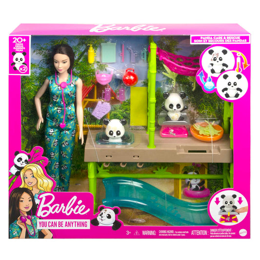 Barbie - Panda Care And Rescue Playset