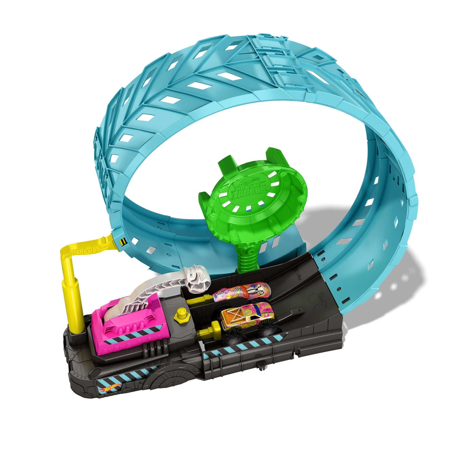 Hot Wheels - Monster Trucks Glow In The Dark Epic Loop Challenge