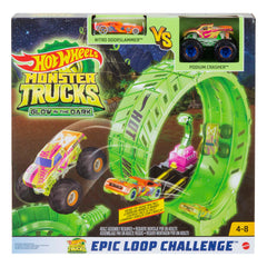 Hot Wheels - Monster Trucks Glow In The Dark Epic Loop Challenge