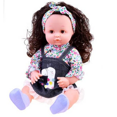 Warmbaby - Black Dress Doll