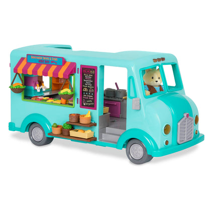 Li'l Woodzeez - Honeysuckle Sweets & Treats Toy Food Truck with Accessories