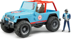 Bruder Jeep Cross Country Racer Vehicle with Driver