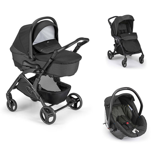 Cam - Fluido Easy Travel System (Stroller + Carseat + Carry Cot + Bag + Isofix Base)