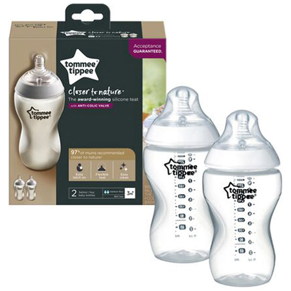 Tommee Tippee - Closure To Nature Pack of 2 Bottle 340ml