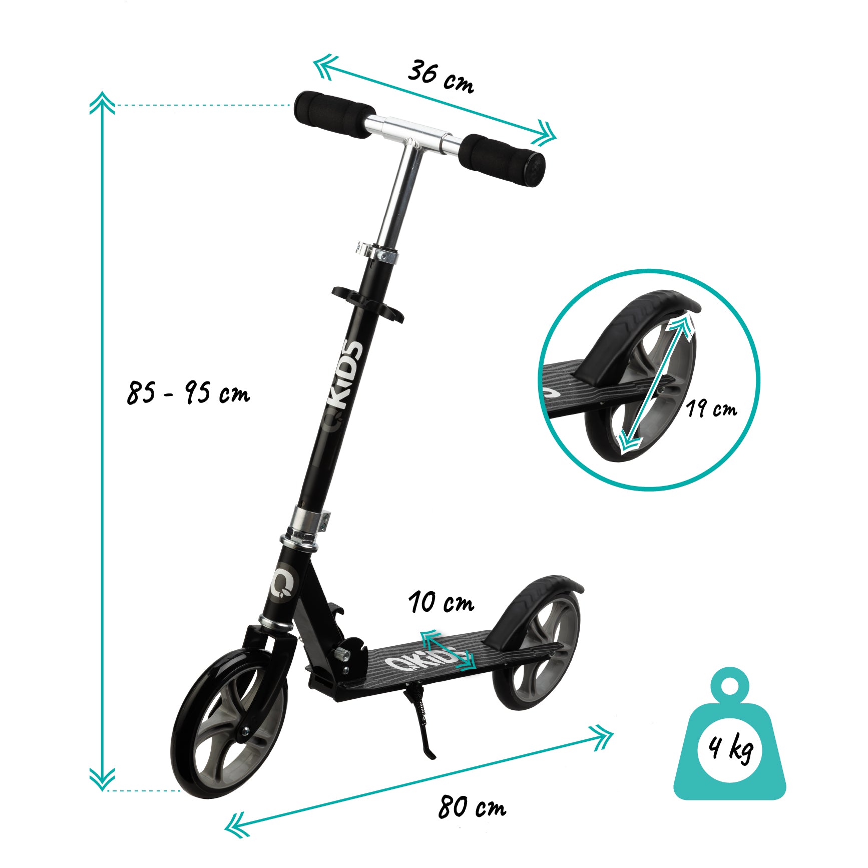 Momi QKIDS WEISS Scooter