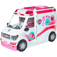 Barbie Emergency Vehicle Transforms Into Care Clinic