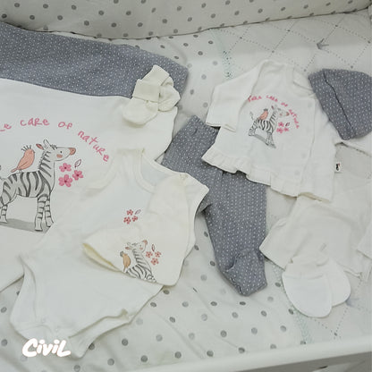 Civil Baby - Baby Girl 10 Pieces Set Newborn