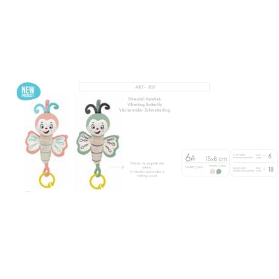 Babyjem Vibrating Baby Butterfly Toy