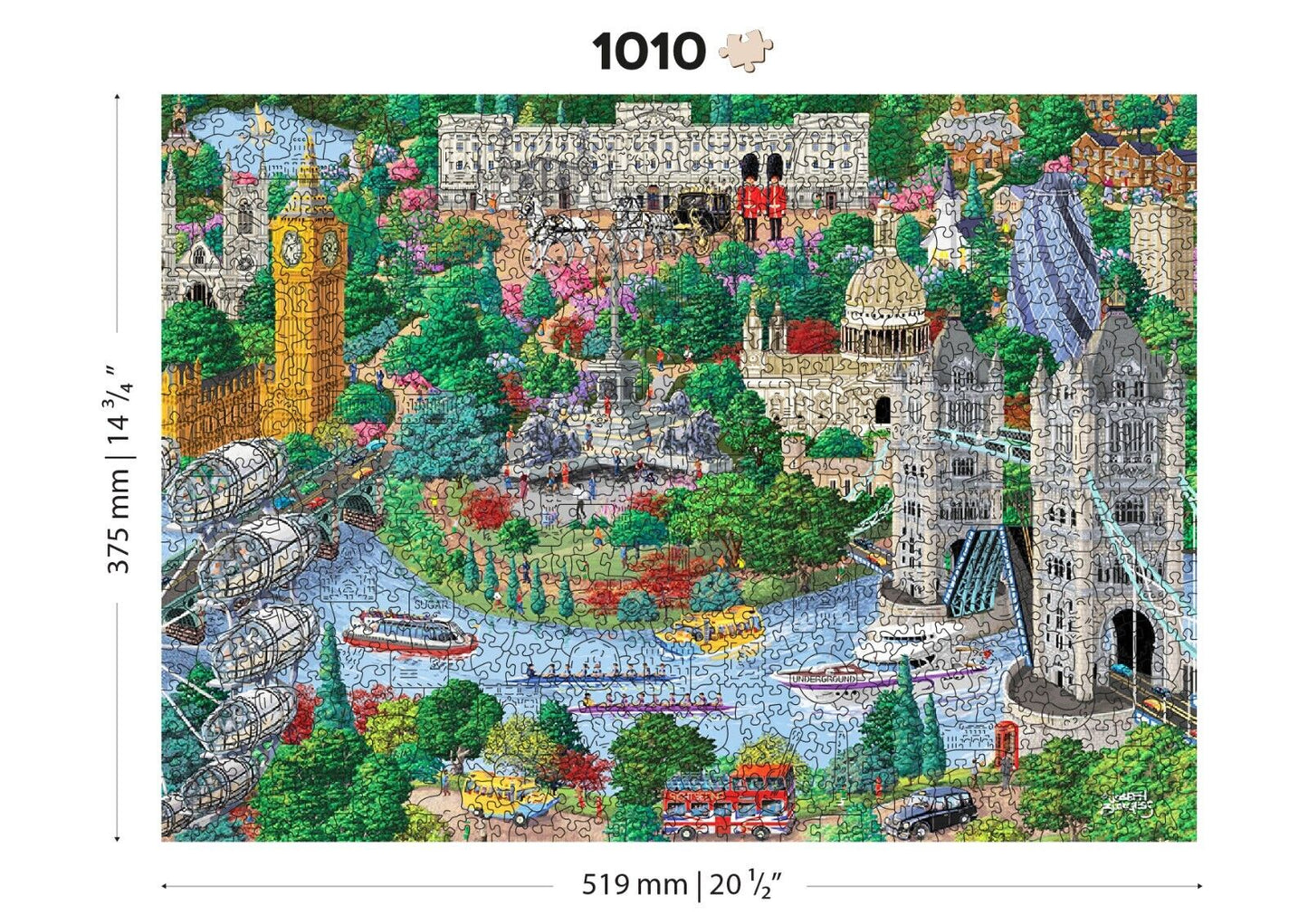 Wooden City - Jigsaw Puzzle 1000 Pcs