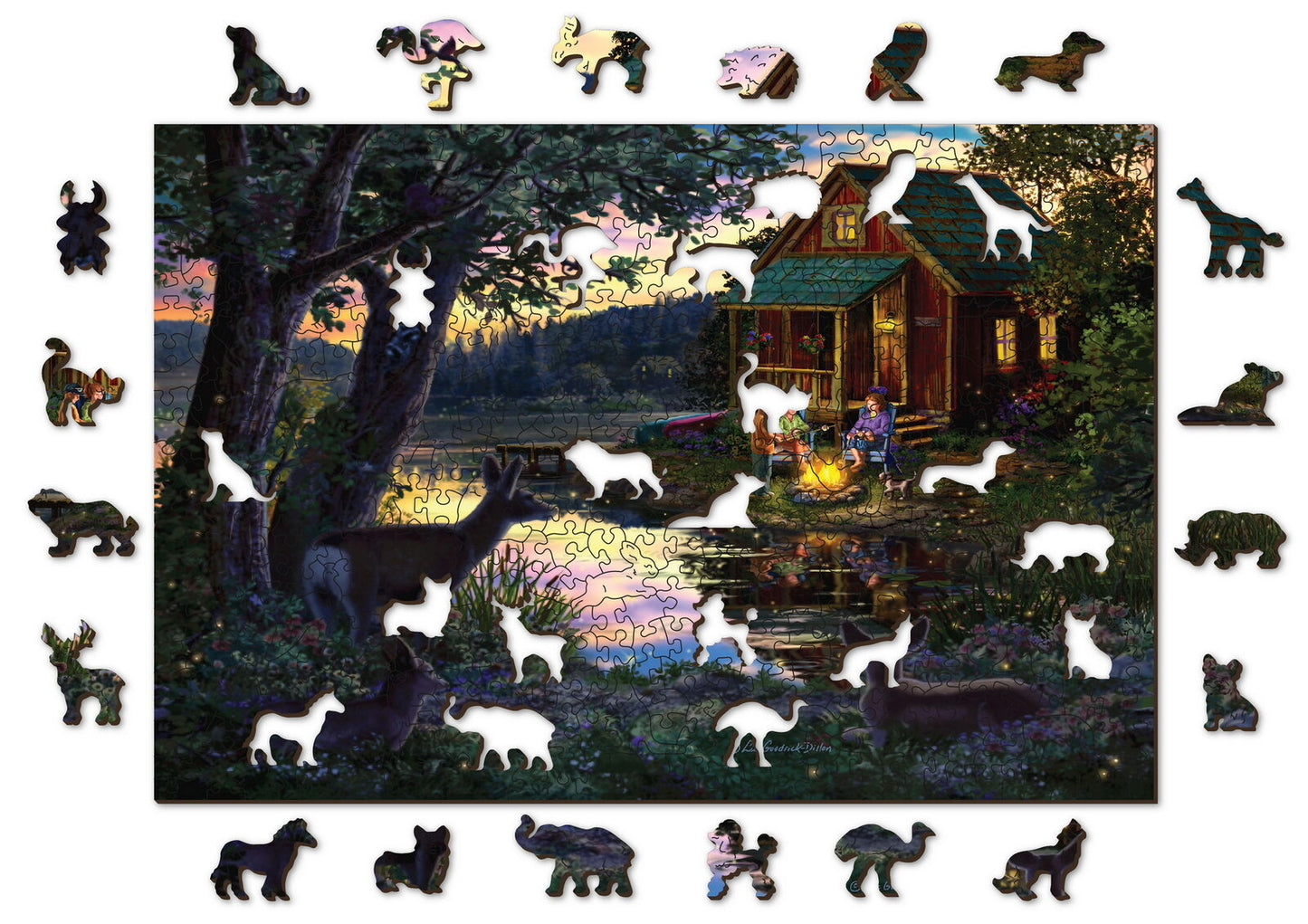 Wooden City - Jigsaw Puzzle 500 Pcs