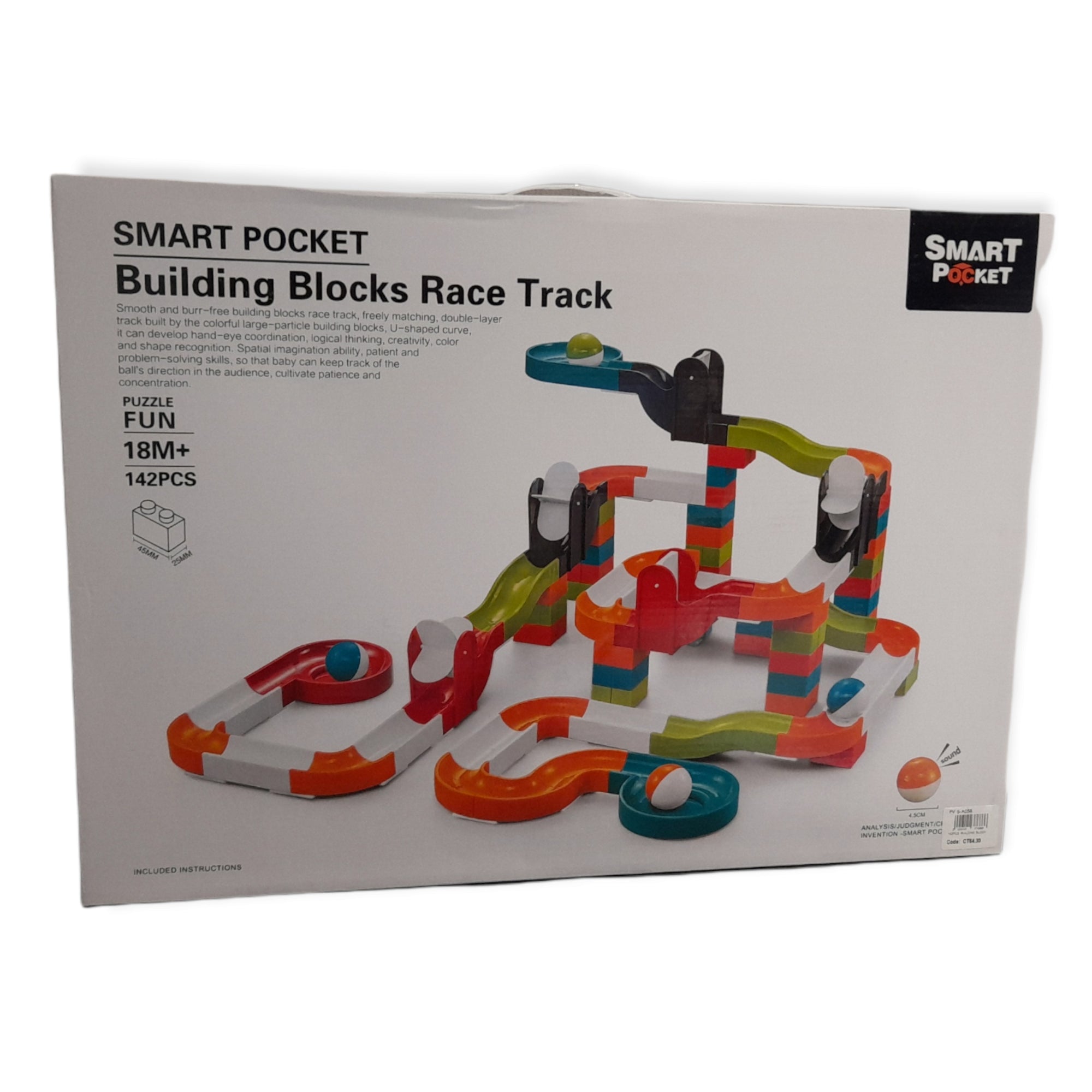 Smart Pocket - Building Blocks Race Track