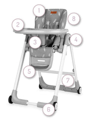 MoMi - Luxuria High chair